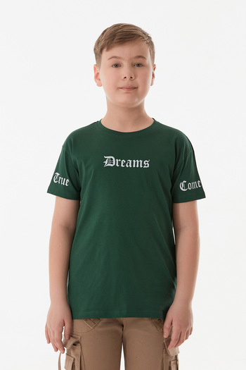 Fulla Moda Μπλουζάκι για αγόρι με στάμπα 100% Cotton Dreams