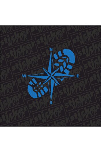 Sticker Works Autocolant busolă
