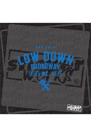 Sticker Works Autocolant pentru geam din spate Low Down Broadway