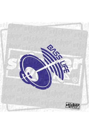 Sticker Works Autocolant Bass Life