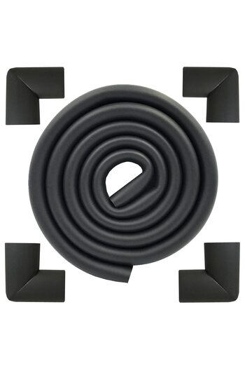 Evokids (2 Meters U Type Edge 4 Pieces U Corner) Black U Type Edge Protector