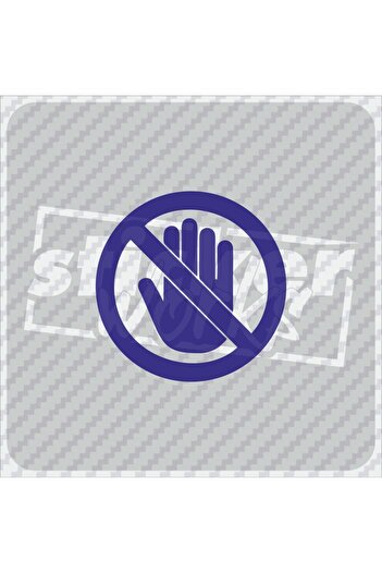 Sticker Works Autocolant Prohibit să atingeți