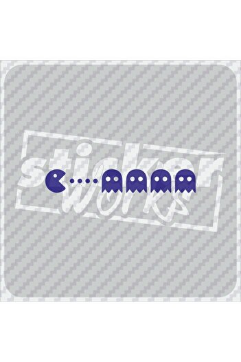 Sticker Works Autocolant Pacman