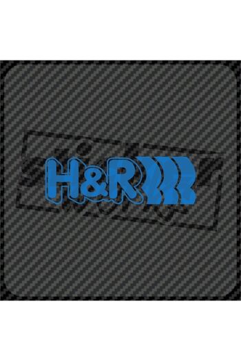 Sticker Works Autocolant H&r Albastru
