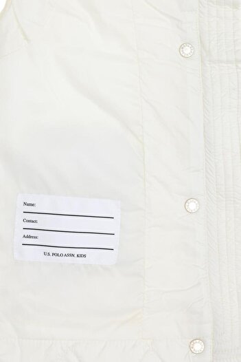 U.S. Polo Assn. Girl's Cream Vest G084Sz010.000. 2098654