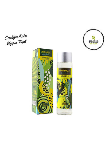 Bargello Limon Bahçesi 180 ml Cam Dökme Kapak Kolonya -bes