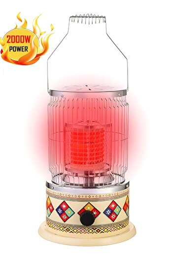 TOSCANA U Electric Heater 360 Degree All Directions Heating 2000W Small Heater for Indoor and Outdoor Use