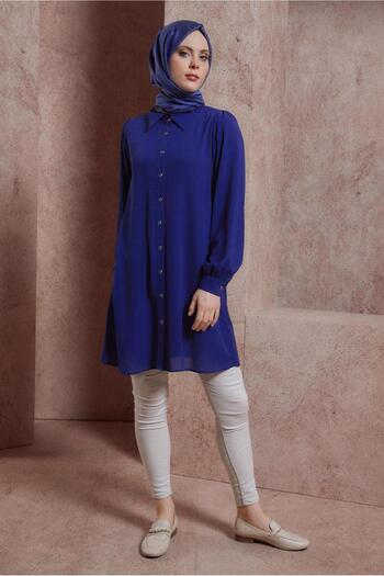 Alvina SHIRT COLLAR TUNIC 44474