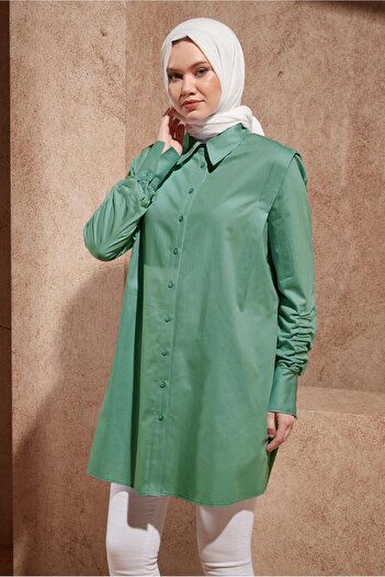 Alvina GIRLING DETAILED SATIN TUNIC 44466