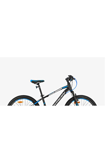 Kron XC75 V-FREN 24 JANT BİSİKLET 13cm KADRO MAT SİYAH-GRİ-MAVİ