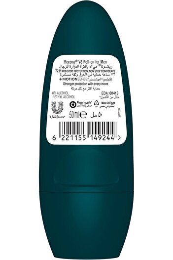 Rexona Rexona Men Roll-On Deodorant 50ml 72h V8 Green