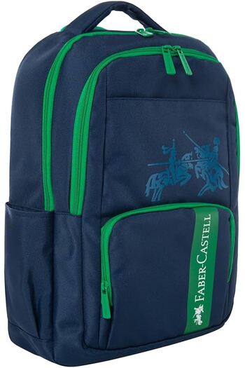 Faber Castell Line Backpack Navy Blue/Green