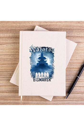 CrowsGate Sabaton Bismarck Unlined Canvas Notebook