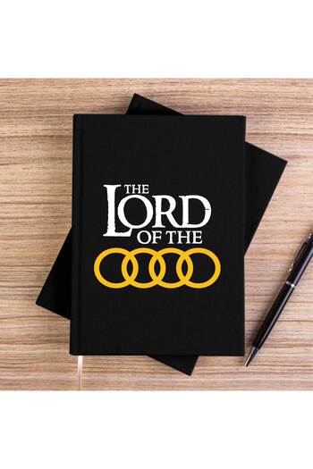 CrowsGate Lord of the Audi Black Canvas Notebook
