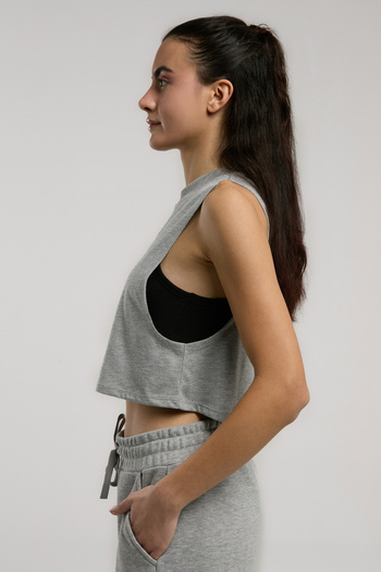 EVERLAST Ever Essentials Gray Melange Women's Tank Top