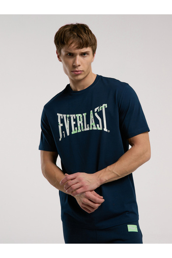 EVERLAST Ανδρικό μπλουζάκι με λογότυπο Boxing Club Navy Blue