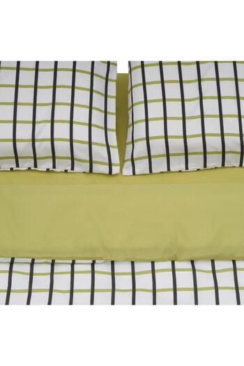 vanora Microfiber King size Bed set Checker