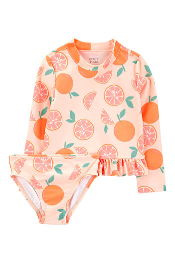 Carter's Little Girl's Sunscreen Swimsuit Set