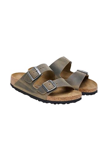 Birkenstock Arizona Leoi Faded Khaki Unisex Terlik