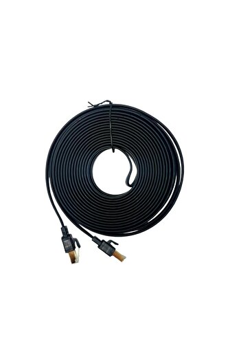 IRONSTAR 15Metre Cat8 Ethernet Flat Kablo S/FTP RJ45 - 40Gbps Hız Destekli