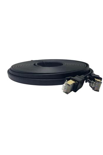 IRONSTAR 15Metre Cat8 Ethernet Flat Kablo S/FTP RJ45 - 40Gbps Hız Destekli