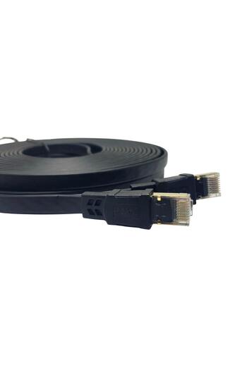 IRONSTAR 15Metre Cat8 Ethernet Flat Kablo S/FTP RJ45 - 40Gbps Hız Destekli