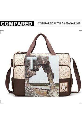 erorex 5Pcs Totes Infant Nappy Changing Multifunction Diaper Messenger Hospital Maternity Polyester Bag Set