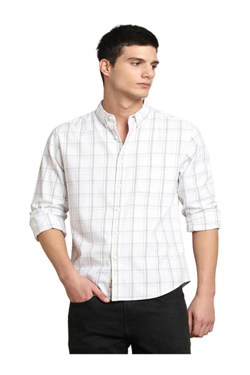 Dennis Lingo By Styli Checked Long Sleeves Casual Shirt