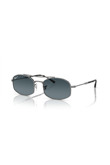 Ray-Ban Ray Ban Unisex Oval Sunglasses- Rb 3719 - Lense Size:54mm - Gunmetal
