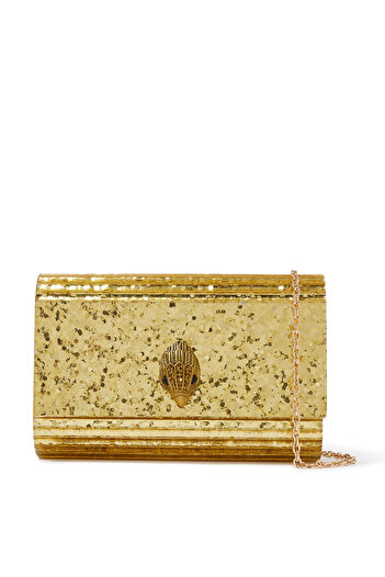 Kurt Geiger Akrilik Parti Eagle Clutch - Altın