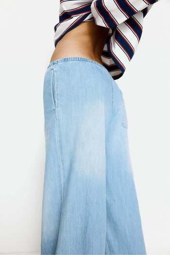 H&M Denim drawstring trousers