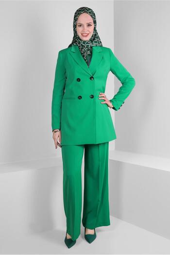 Alvina SPANISH LEG CLASSIC DOUBLE TROUSERS SUIT 30325