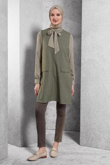 Alvina Tunic Suit with Lacing Detail 45082