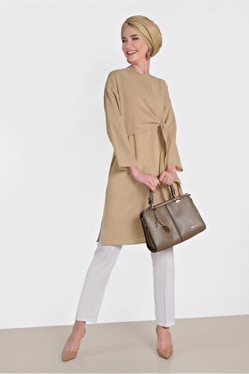 Alvina Thin Summer Tunic with Binding Detail 4436