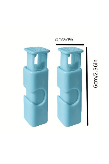 Choice 10pcs Blue 10pcs Food Sealing Clips, Snack Bag Clips, Moisture-proof Fresh-keeping Clips, Plastic Ba