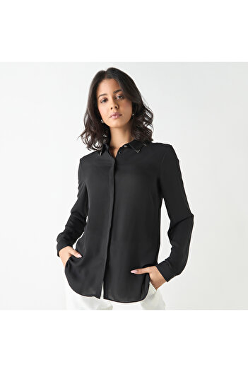 FAV High-Low Shirt with Long Sleeves
