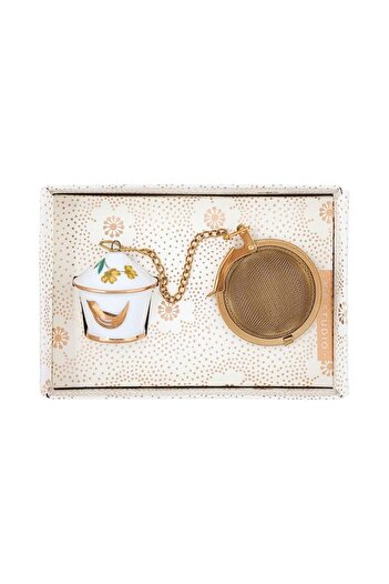Pip Studio Set pentru ceai, din porțelan, cu infuzor, Pip Studio, colecția Floral