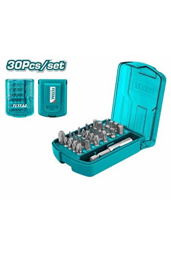 TOTAL Bits Uç Seti 30 Parça 25 Mm Tacsd10306