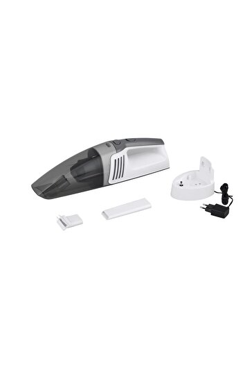 Hausberg Aspirator de mana HB-2035, fara sac, filtru lavabil, 0.45 litri, 75W DC, duza colturi, Li-Ion 11.1 V