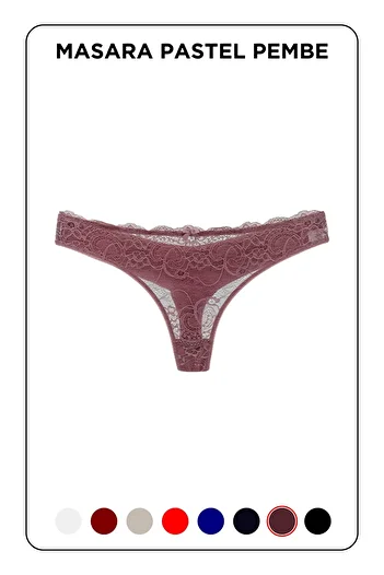 MİSTİRİK Model Masara Snur din Tesatura Moale Volantat Culoare Roz Pastel