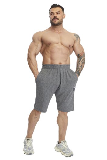 Big Sam Men's Cotton Sports Shorts with Emblem Big Sam 1521