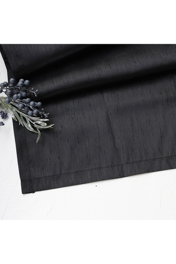 Bimotif Black Carefree Ottoman Silk Runner 45x170 Cm