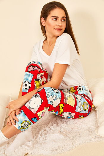 EYYE Colorful Cotton Printed Women's Pajama Bottoms