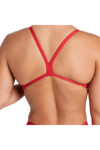 ARENA Team Swimsuit Challenge Solid Kadın Kırmızı Yüzücü Mayosu 004766450
