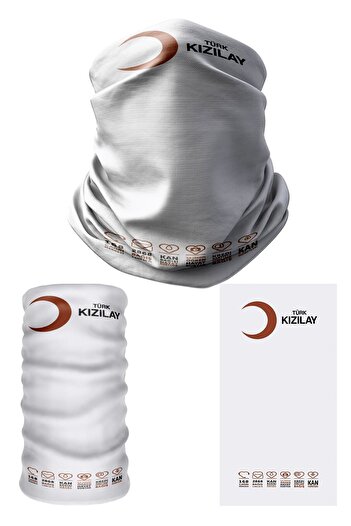 e-Taktik Turkish Red Moon Seamless Tube Neck Collar Buff Baf Mask Beanie Hair Band