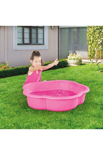 Dolu Sand & Water Play Pit Set with Accessories - For Ages 1+ Years Old - Pink