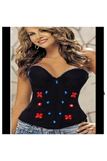 Generic Fashion Women's Lace Up Overbust Corset Body Shaper Underwear