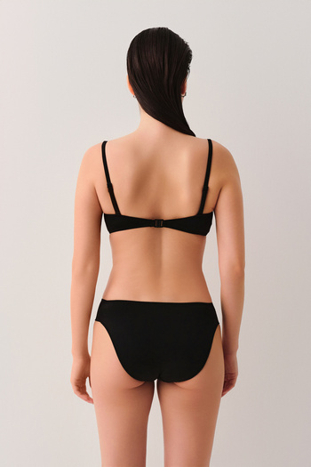 SUWEN Metal Aksesuarlı Straplez Bikini Üst
