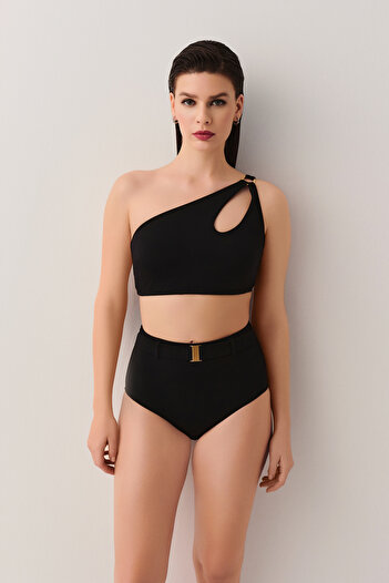 SUWEN Yüksek Bel Kemerli Bikini Alt
