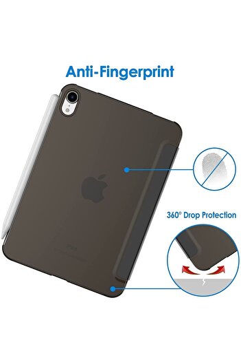 UnDePlus Apple Ipad Air 11inç M2/m3 Air 4/5.nesil 10.9 Uyumlu Kılıf Pu Deri Smart Standlı Case Flip